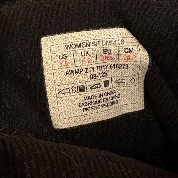 The North Face Down Insulated Winter Snow Boots Black 616273 Womens Size 7.5 - Picture 7 of 11